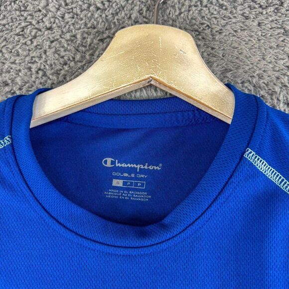 Champion Disney Half Marathon Shirt Mens Small Blue 2012 Athletic Tee Double Dry - Picture 3 of 13